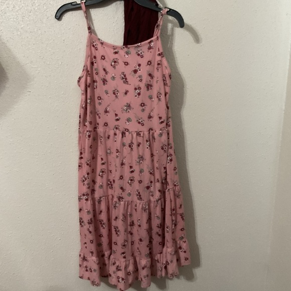 Beautees Pink and Burgundy Big Girls Printed Knit Dress and Cardigan Size 16 NWT - Picture 5 of 5